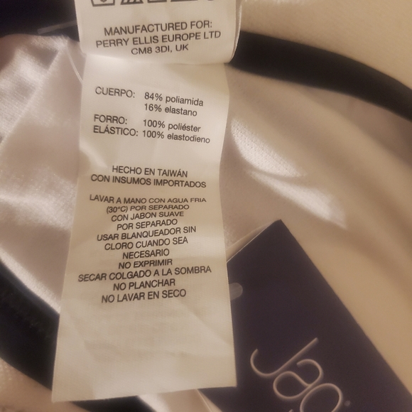 Jag Black Noir High Neck Bra/ Bikini Halter Top Criss-Cross Strap Back S… - Picture 9 of 10